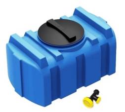 Бак пластиковый для летнего душа с подогревом, 100 л, синий [DR100S1312]