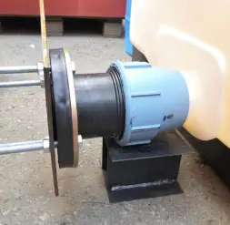 Муфта обжимная с фланцем 110х4&quot;