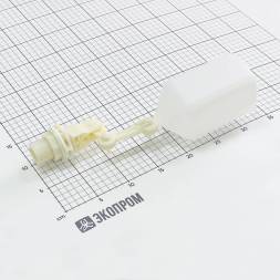 Клапан поплавковый G1 пластик, с доп. коленом, поплавок 760 мл, L= 360 мм
