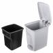 Контейнер для мусора с педалью 7л