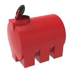 Емкость КАС 3000 ЭВГ с откидной крышкой красный