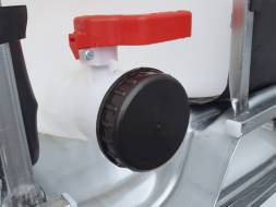 Еврокуб (IBC-контейнер) на комбинированном поддоне UN с широким краном 80 мм, 1000 л, белый [UC 1000 комб UN (ШК)]