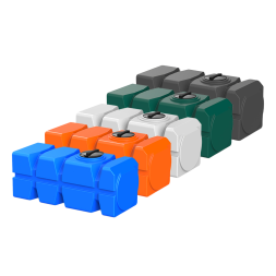 Емкость пластиковая горизонтальная для хранения воды и дизельного топлива с крышкой, 1000 л, белый [TFG21000S4]