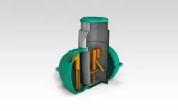 Септик &quot;Rostok&quot; &quot;Коттеджный Плюс&quot; с насосным отсеком