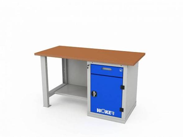 Верстак ДВК с 1 тумбой WOKER PRO 1002.1500