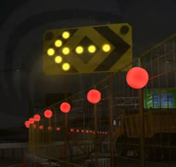 Щит сигнальный дорожный, М02, 2260x1210 мм, 55 кг, 12В/24В