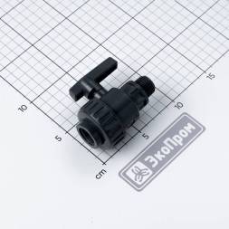 Кран шаровый G1/2 пластик Astore ВР-НР