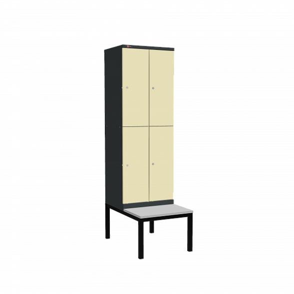 Шкаф ДиКом УНО-322 (RAL 7016+RAL 1015) [ ER-00031358 ]
