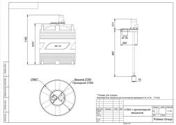 Емкость V 500 литров с пропеллерной мешалкой