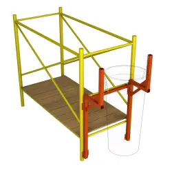 Кронштейн для крепления к лесам