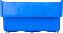 Контейнер полочный пластиковый, 400x185x100 мм, 7.4 л, синий [6003]
