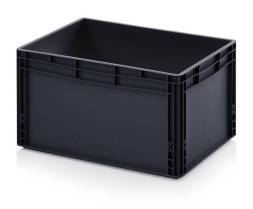 Евроконтейнер пластиковый ESD EG 64/32 HG, 60x40x32 см