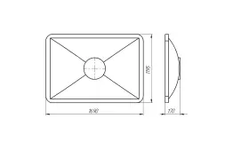 Крышка пластиковая для пищевой ванны K 600 л, зеленый [133.0600.401.000]