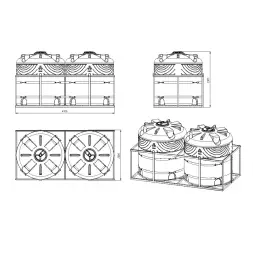 Кассета 12м3 для воды медиум Д