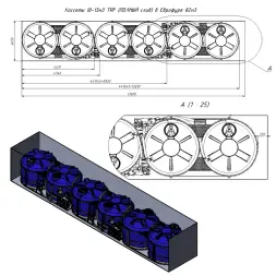 Кассета 10м3 TRF (ПОЛНЫЙ слив) для КАС/ЖКУ КСG3
