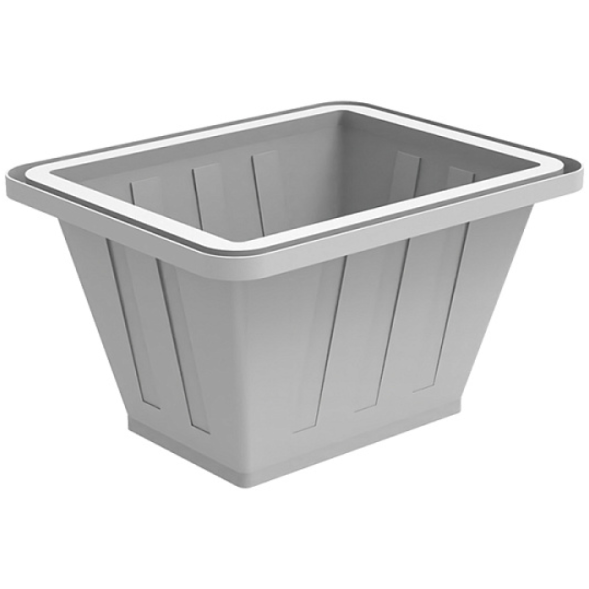 Ванна пластиковая пищевая К, 200 л, HDPE, белый [132.0200.001.0] в Владивостоке