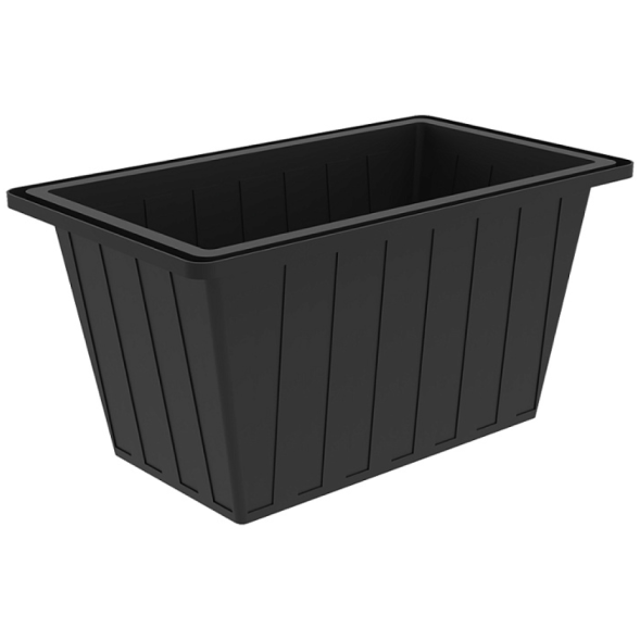 Ванна пластиковая пищевая К, 400 л, HDPE, черный [132.0400.899.000] в Владивостоке